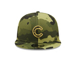 Chicago Cubs New Era 2022 Armed Forces Day 9FIFTY Snapback - Camo