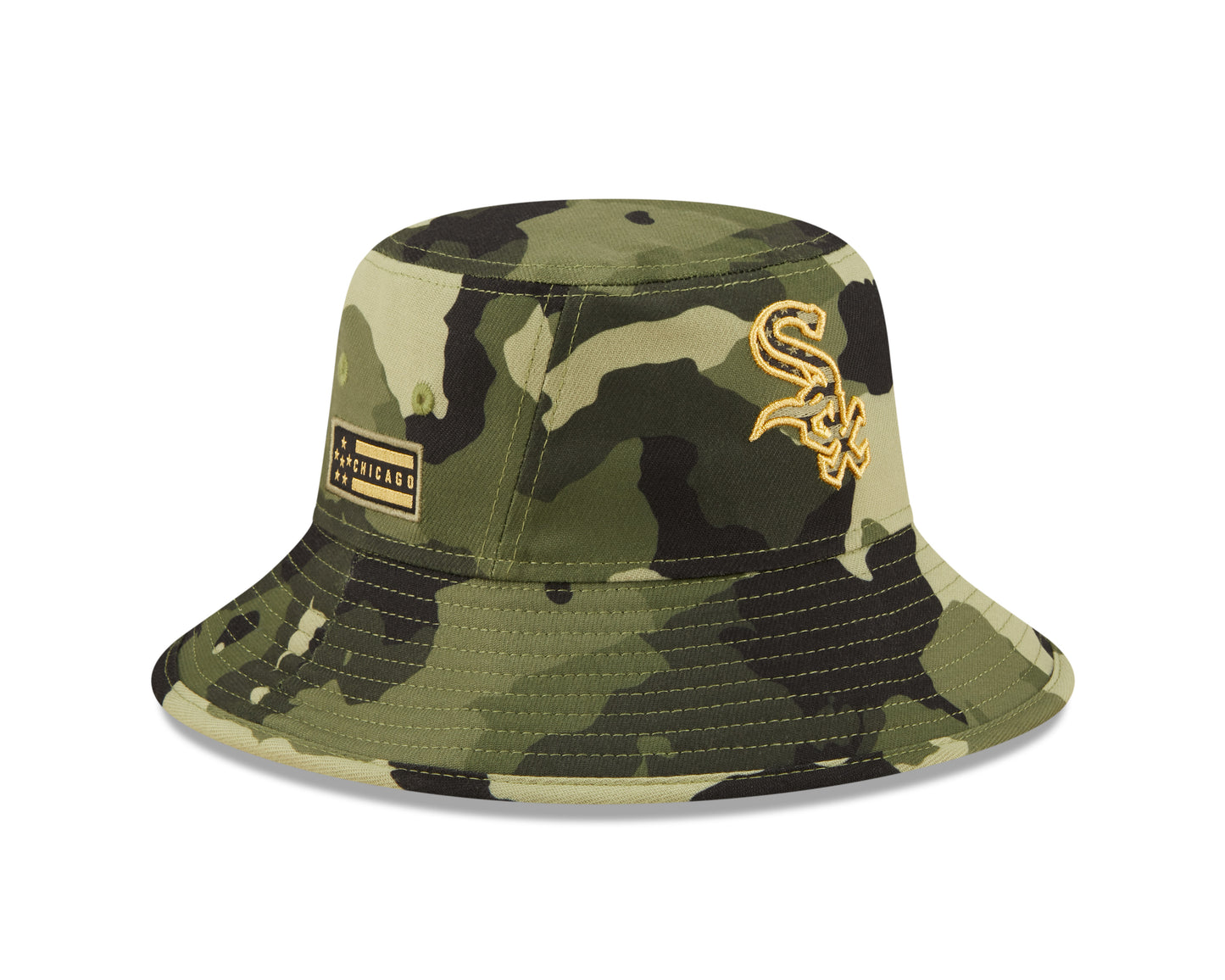 Chicago White Sox New Era 2022 Armed Forces Day Bucket Cap - Camo