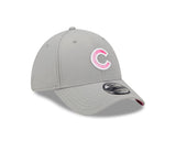 Chicago Cubs New Era 39THIRTY Adult's 2022 Mother's Day Gray/Pink Fitted Cap