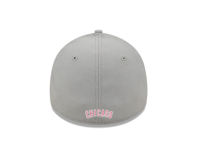 Chicago Cubs New Era 39THIRTY Adult's 2022 Mother's Day Gray/Pink Fitted Cap