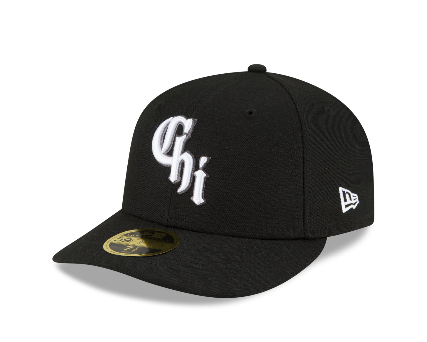 Chicago White Sox New Era 2021 City Connect 59FIFTY LP Fitted Low Profile Hat - Black