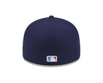Chicago Cubs New Era 2021 City Connect 59FIFTY LP  Fitted Low Profile Hat- Navy/ Light Blue