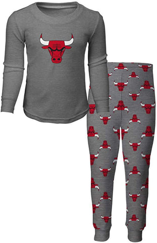 Chicago Bulls Kids  Pajama Long Sleeve T-Shirt and Pajama Set