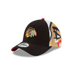 Chicago Blackhawks Logo Wrapped Flex Fit Hat / Cap