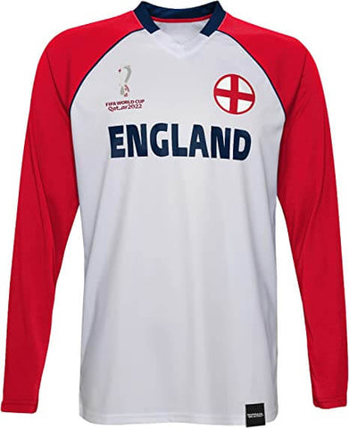 Adult ENGLAND Men's FIFA World Cup Classic Long Sleeve Jersey