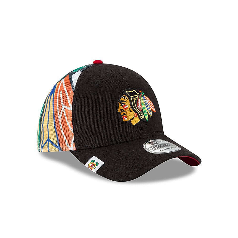 Chicago Blackhawks Logo Wrapped Flex Fit Hat / Cap | Flex Caps