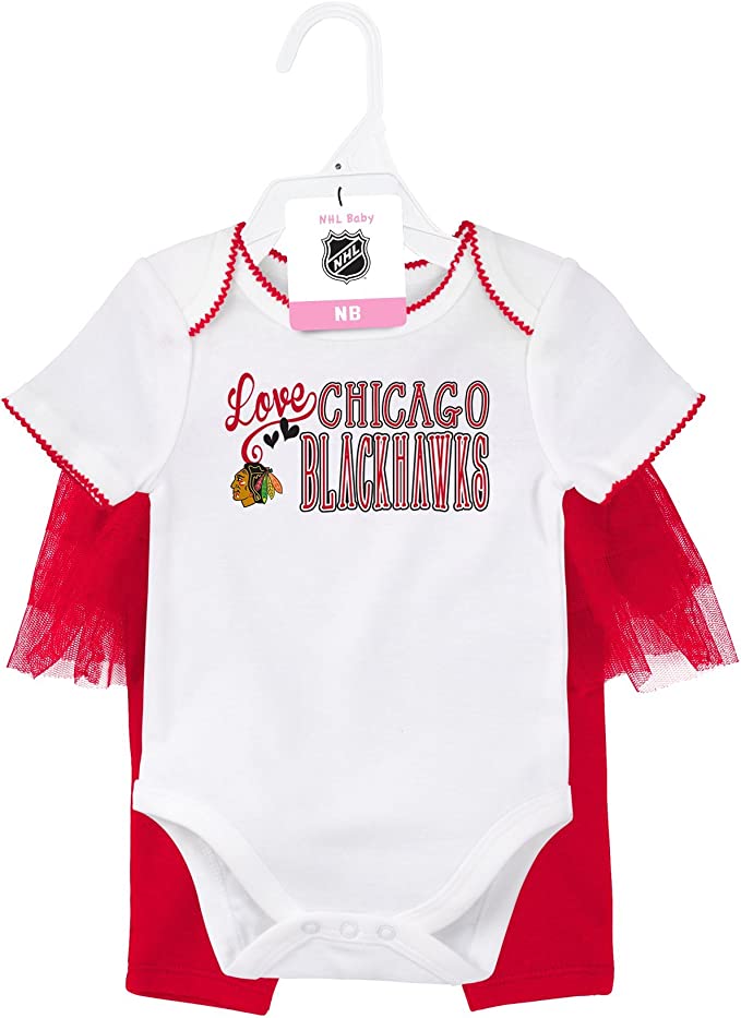 NHL Chicago Blackhawks Children Girls Dancer Tutu Legging Set