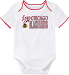 NHL Chicago Blackhawks Children Girls Dancer Tutu Legging Set