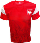 Polska Soccer Jersey Poland Country Polish Eagle National Pride -RED
