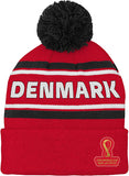 DENMARK FIFA World Cup Country Premium Bobble Cuff Pomp Hat