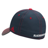 Reebok Chicago Blackhawks Two Tone Structured Flex Hat (Gray)