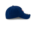 Chicago Cubs New Era 9TWENTY Vintage Patch Adjustable Hat - Blue