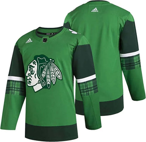 Men's Boston Bruins adidas Green 2020 St. Patrick's Day Jersey