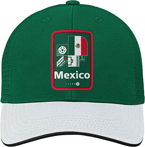 Men's MEXICO FIFA World Cup Contrast Mosaic Procrown Mesh Hat