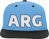 Argentina Men's Standard FIFA World Cup Contrast Country Flat brim Hat, Blue, One Size