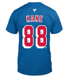 Patrick Kane #88 New York Rangers Name & Number T shirt/ Deep Royal