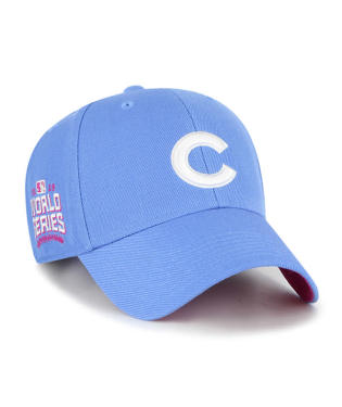 CHICAGO CUBS BCPTN WORLD SERIE PERIWINKLE SURE SHOT SNAPBACK 47 MVP