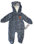 Chicago Bears NFL Infant Game Nap Teddy Fleece Bunting -Navy