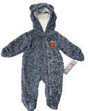 Chicago Bears NFL Infant Game Nap Teddy Fleece Bunting -Navy