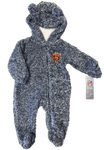 Chicago Bears NFL Infant Game Nap Teddy Fleece Bunting -Navy