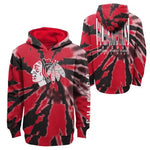 Chicago Blackhawks Tie Dye Hoodie