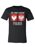 Polska Polish Crest Eagle T-shirt Bog Honor Ojczyzna 1918-2018 Short Sleeve Tee