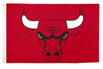 Chicago Bulls Deluxe Flag 3"x 5"
