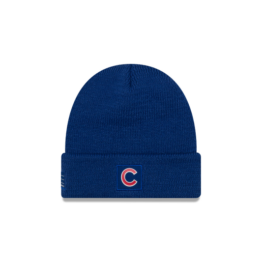 Chicago Cubs New Era Sport Royal Blue on Field Knit Hat beanie