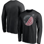 Team USA Olympic   Fanatics Branded Reflective Ink Split Long Sleeve T-Shirt - Black