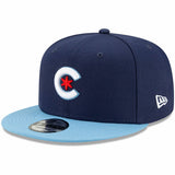 Chicago Cubs New Era 2021 City Connect 9FIFTY Snapback - Navy / Light BLue
