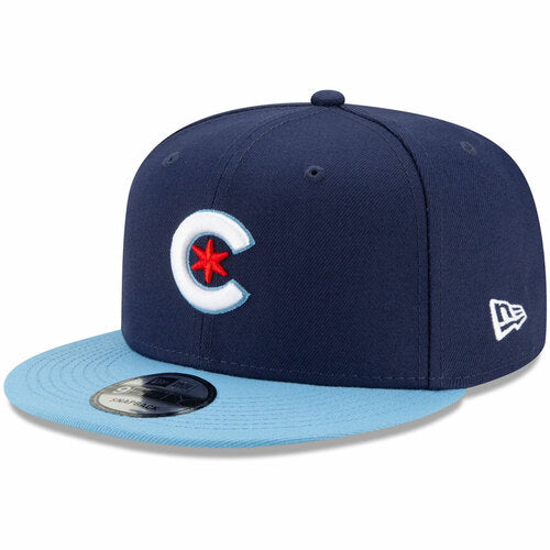 New Era Navy/Light Blue Chicago Cubs 2021 City Connect 9FIFTY Snapback Adjustable Hat