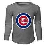 Chicago Cubs Toddler, Kids, Youth, Long Sleeve T-Shirt And Pants Sleep Set Pajamas By Majestic