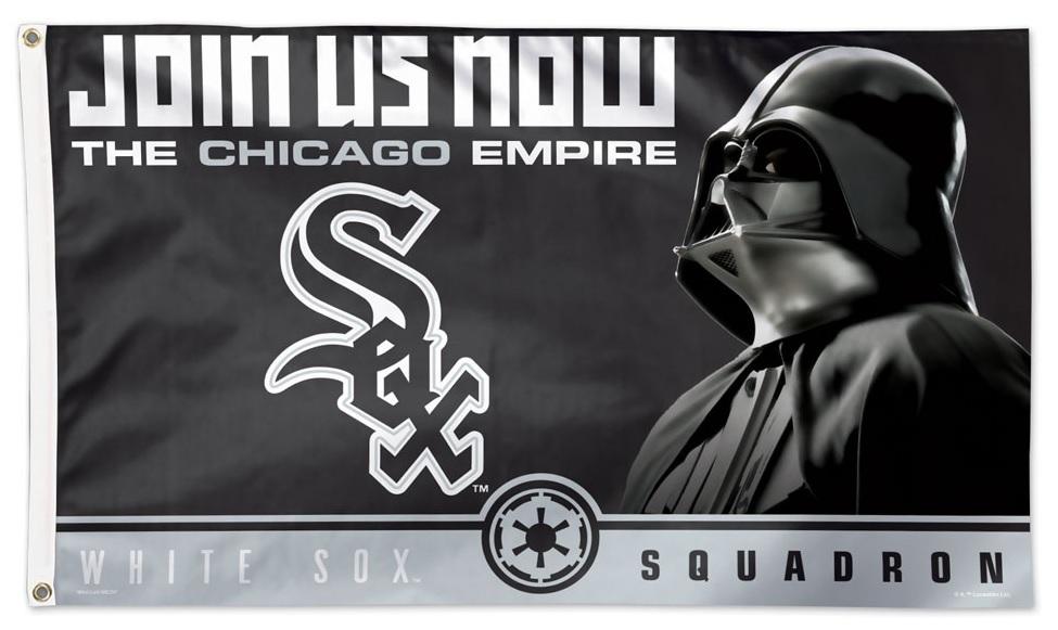 Chicago White Sox Star Wars Deluxe 3x5 Flag
