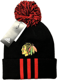 Chicago Blackhawks NHL Adidas Team Colors Cuffed Hat