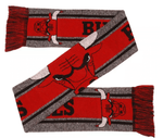 CHICAGO BULLS GRAY BIG LOGO SCARF
