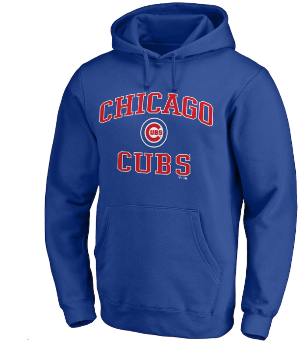 Chicago Cubs MLB Heart & Soul Hoodie Pullover Deep Royal