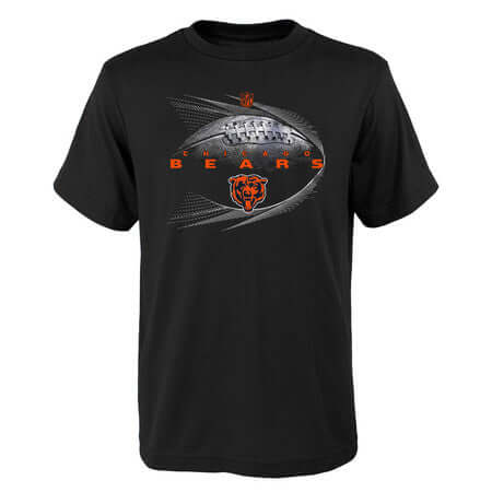 Chicago Bears Youth  NFL Jet Stream Performance Short Sleeve Tee