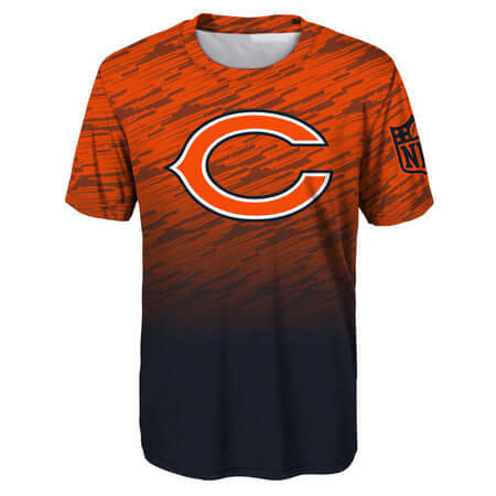Chicago Bears Youth Outerstuff NFL Propulsion Sublimated Short Sleeve Dri-Tek