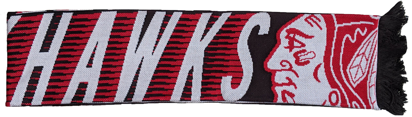 Reebok Chicago Blackhawks Jacquard Scarf