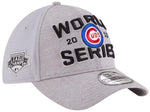 New Era 39THIRTY Chicago Cubs MLB 2016 World Series Locker Room Gray Cap