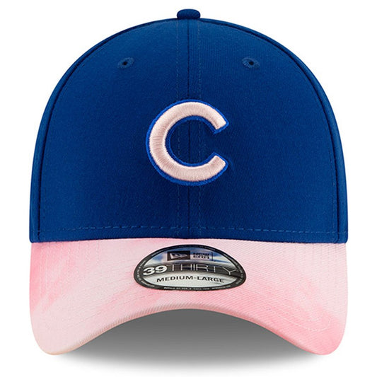 Chicago Cubs New Era 39THIRTY Adult's 2019 Mother's Day Royal/Pink Fitted Cap