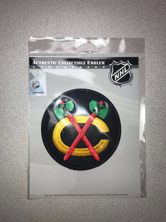 Chicago Blackhawks Circle Tomahawk Logo Patch