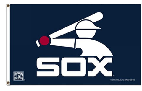 Chicago White Sox Batterman Logo Cooperstown Collection (3 x 5) Team Flag