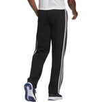 Mens Adidas Essentials Open Hem 3 Stripe Pants