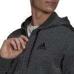 Mens Adidas Essentials Full-Zip Hoodie