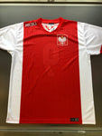 Mens Polska RED  Robert Lewandowski #9 Replica World Cup 2022 Jersey Made in Poland