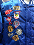 Chicago Cubs Standard Royal  Varsity Starter Jacket With 9 embroided patches