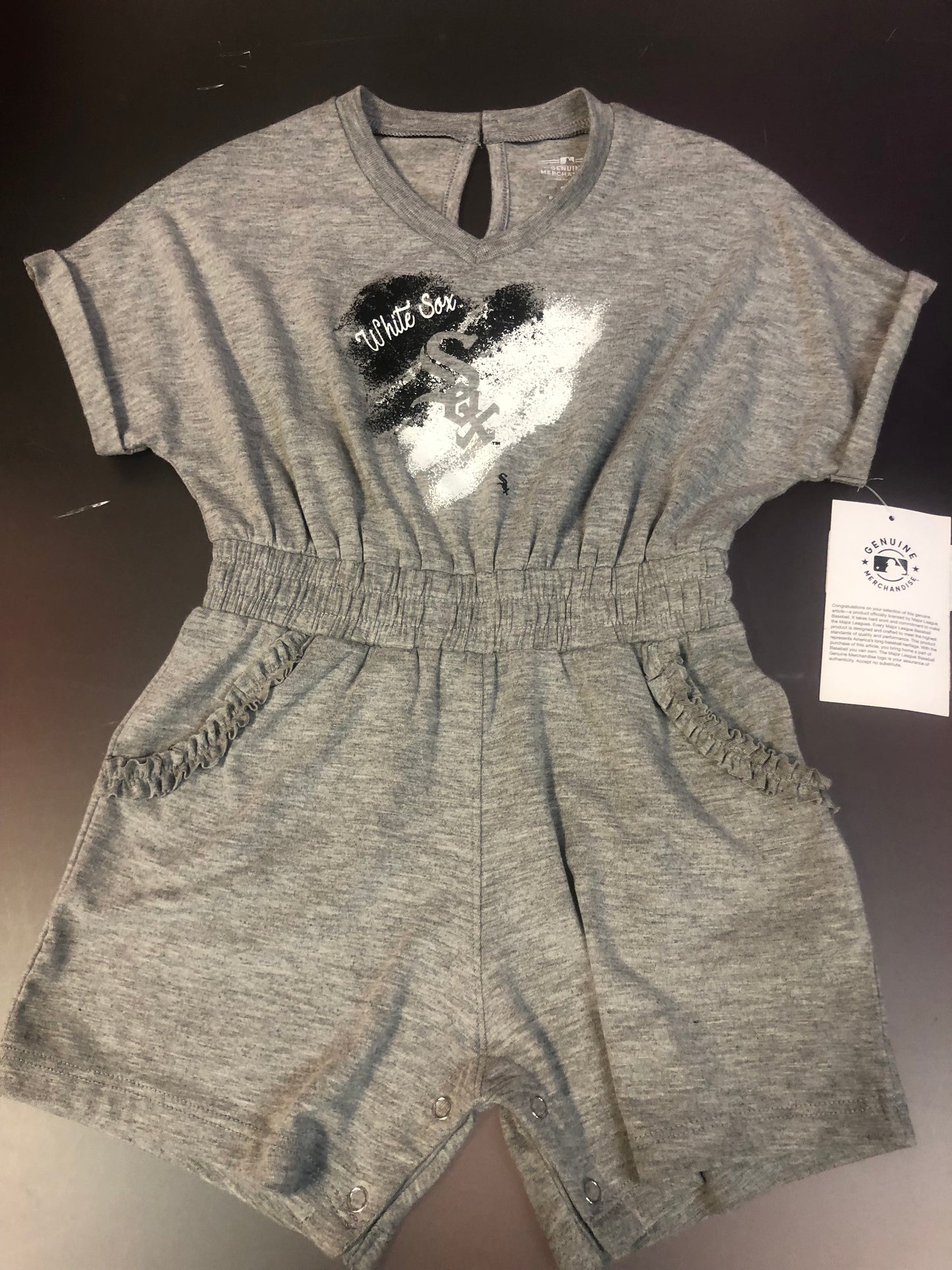 CHICAGO White SOX TODDLER GIRLS TAG ROMPER