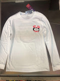 Chicago Blackhawks Women's Adidas AEROREADY Creator Tee Longsleeve Shirt - White