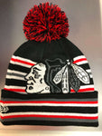 Chicago Blackhawks New Era NHL "Strike Through Chibla " Cuffed Knit Hat